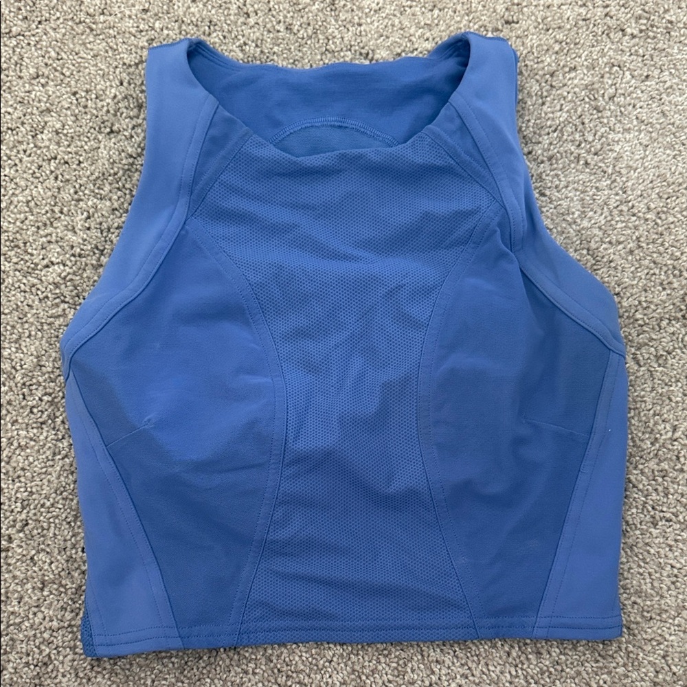 Lululemon Blue Mesh Tank Top
